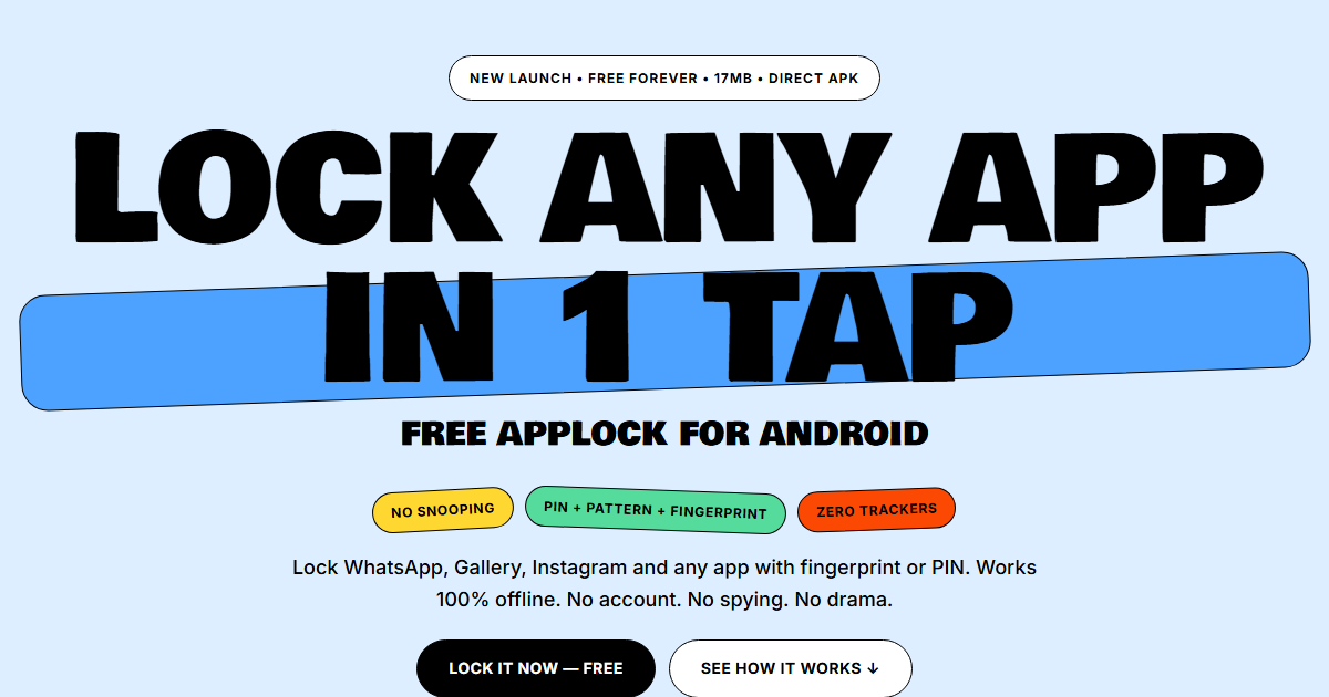 App Lock screenshot 1