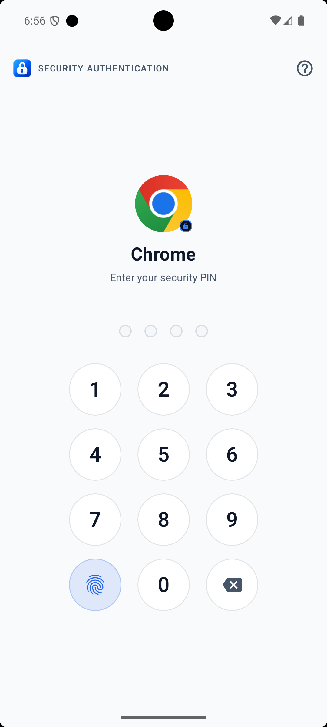App Lock free fingerprint lock screen for Android, works fully offline